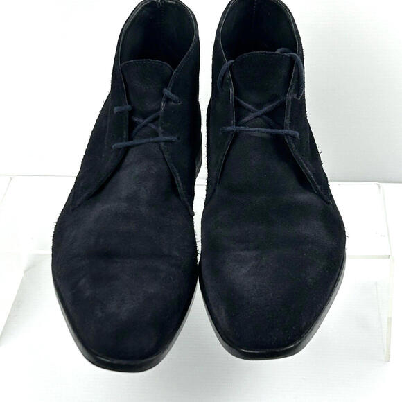 Paul Smith Mens Sz (10 US) 9 Uk (43 EU) Drummond Black Chukka Boots Suede Shoes - Picture 3 of 15